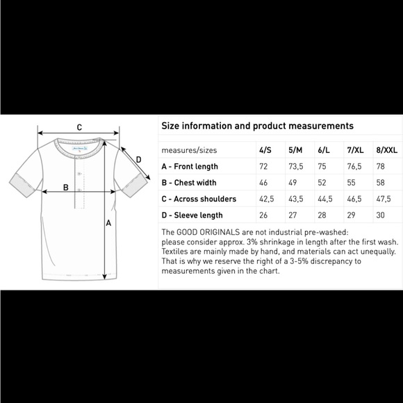 Merz B Schwanen 207 Mens Size 6/L Loopwheeled Henley Classic Fit Ink Blue - Picture 10 of 11